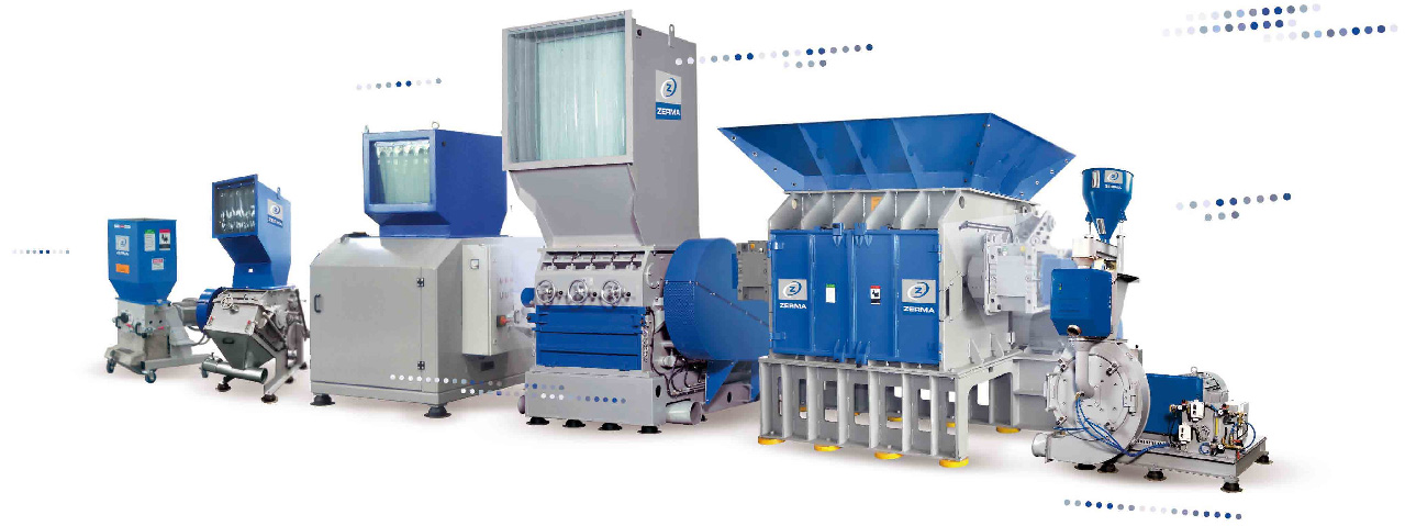 Granulator, Shredder, Slow-Speed Granulator, Pulverizers, Recycling Technology from ZERMA